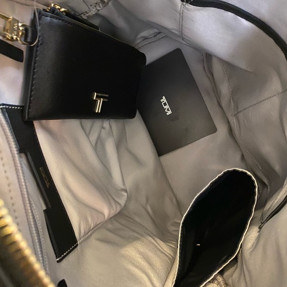 Tumi Holland Backpack | Black Leather Bag - Picture 6 of 7